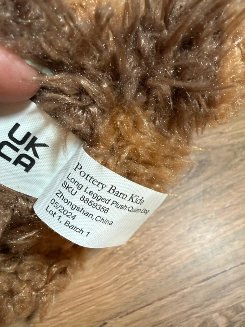 PBK Quinn Dog Plush Long Leg Sherpa